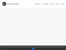 Tablet Screenshot of monokrom.dk